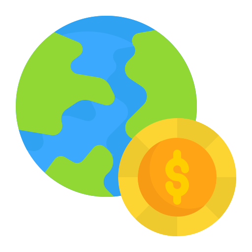 globale economie Generic Flat icoon