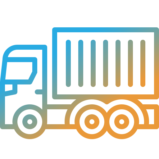Container truck Generic Gradient icon