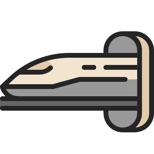 hyperloop Generic Outline Color icono