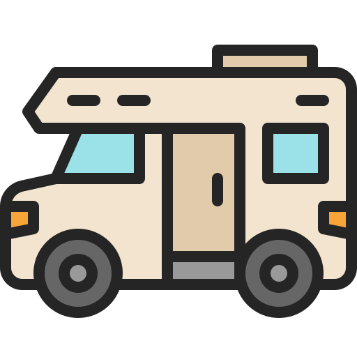 Motor home Generic Outline Color icon