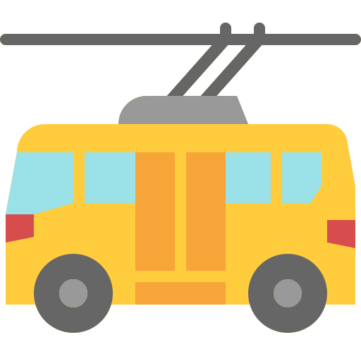 trolejbusowy Generic Flat ikona