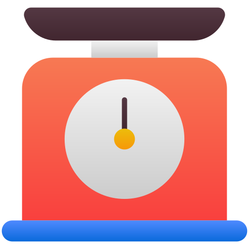 주방 저울 Generic Flat Gradient icon