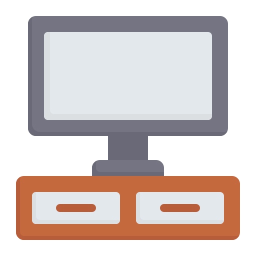 tv-tafel Generic Flat icoon