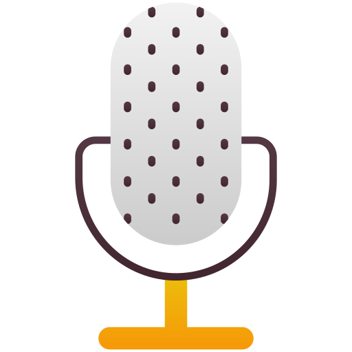 Микрофон Generic Flat Gradient иконка