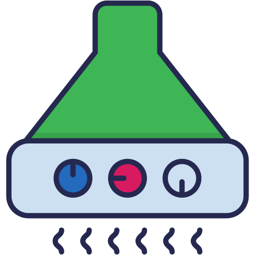 campana extractora Generic Outline Color icono