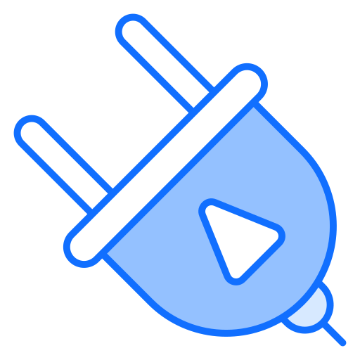 Электрическая вилка Generic Blue иконка