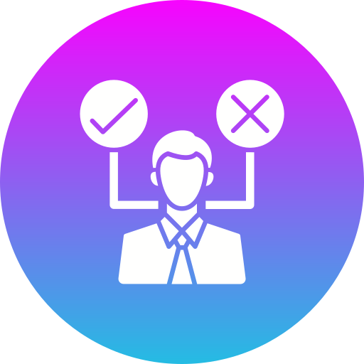 Decision making Generic Flat Gradient icon