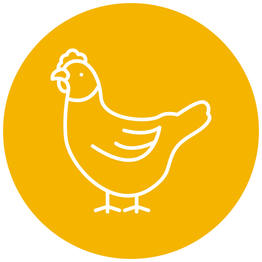 poulet Generic Flat Icône