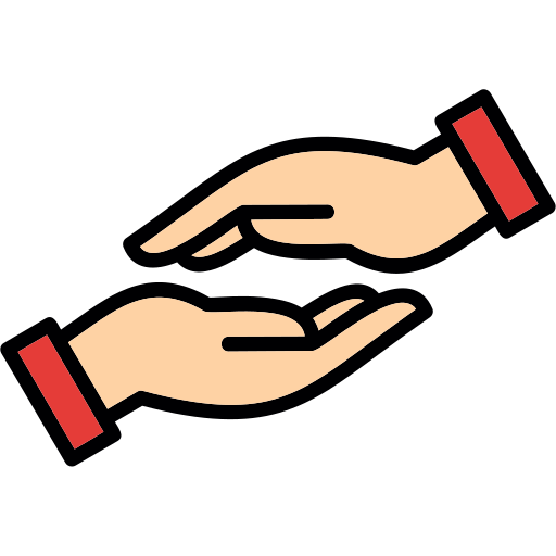 Helping hand Generic Outline Color icon