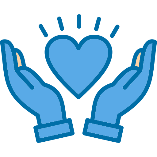 Kindness Generic Blue icon