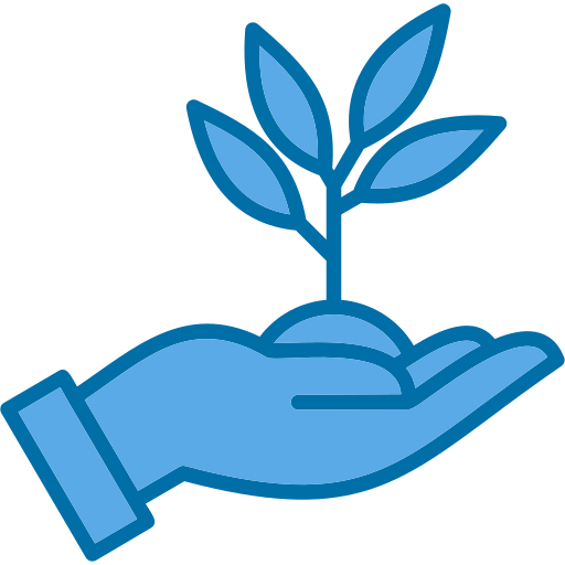 Reforestation Generic Blue icon