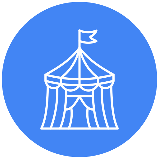 서커스 텐트 Generic Flat icon