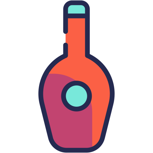Alcohol Generic Outline Color icon