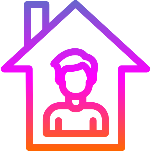 Stay home Generic Gradient icon