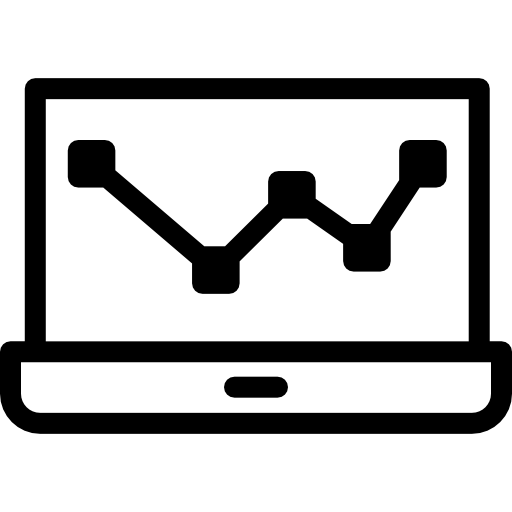 Analytics Laptop  icon
