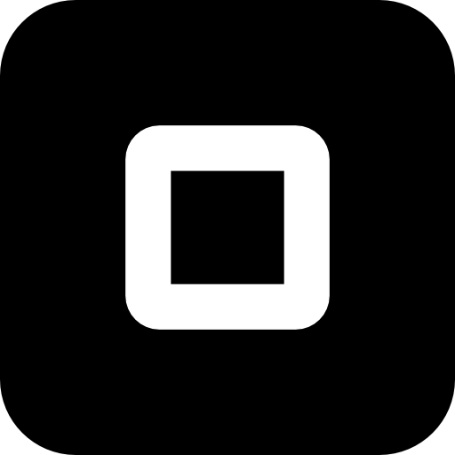 stop square button  icon