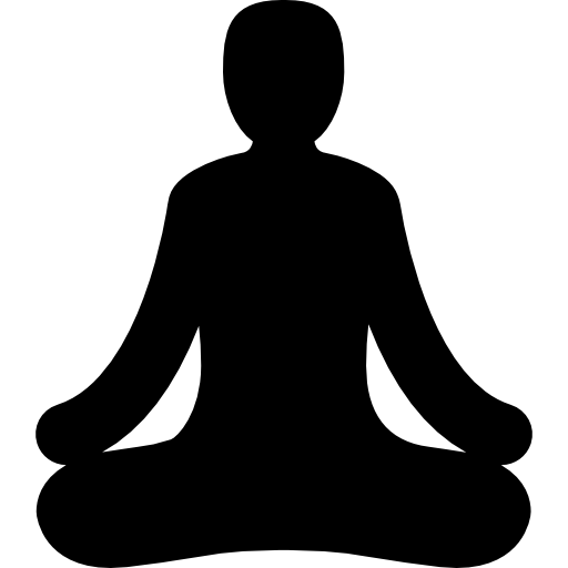 posição de ioga hinduísta  Ícone