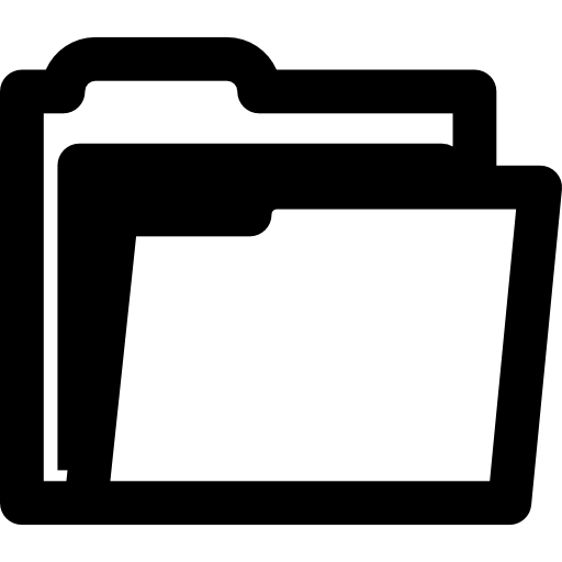 almacenar archivos Basic Rounded Lineal icono