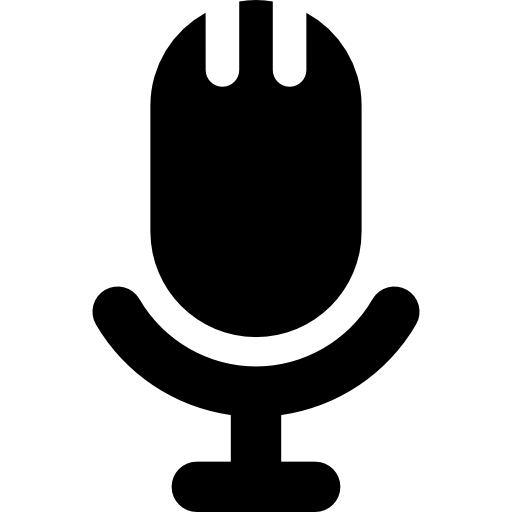 großes mikrofon  icon