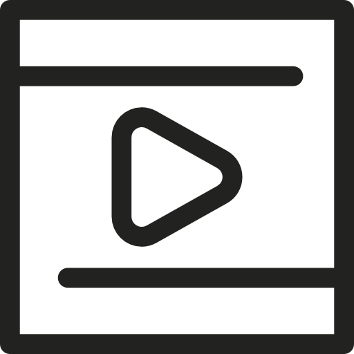 video square  icono