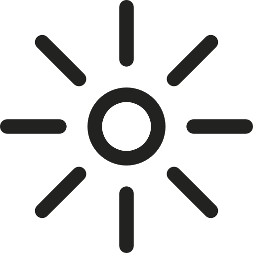 symbol jasności  ikona