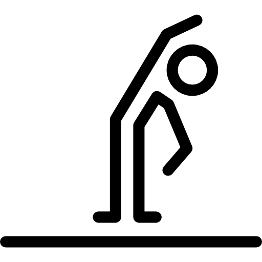 postura de flexão lateral Special Lineal Ícone
