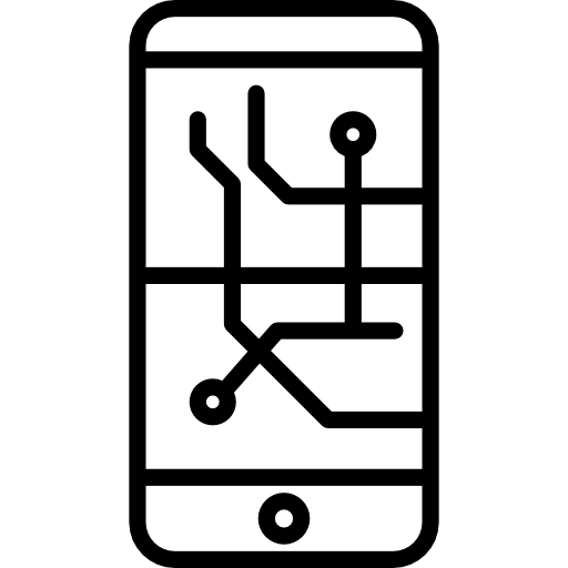 smartphone tube ziel  icon