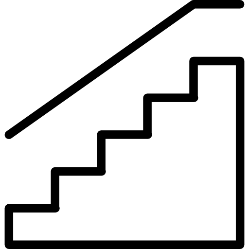 escaliers en tube  Icône