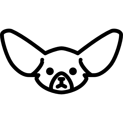 cabeza de zorro fennec Special Lineal icono