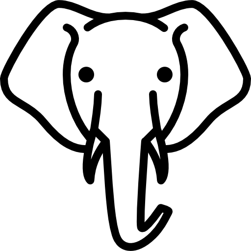 głowa słonia Special Lineal ikona