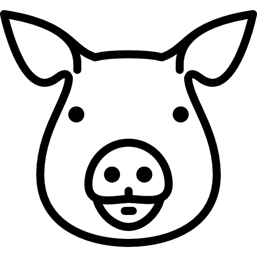 豚の頭 Special Lineal icon