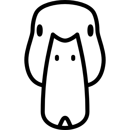 アヒルの頭 Special Lineal icon