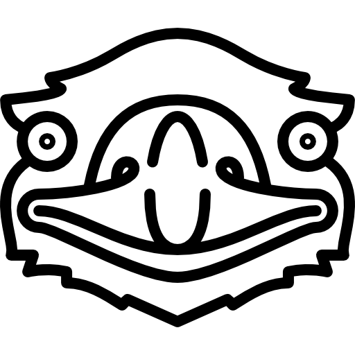 Ostrich Head Special Lineal icon