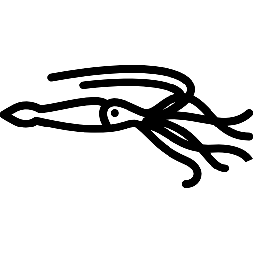 großer tintenfisch Special Lineal icon