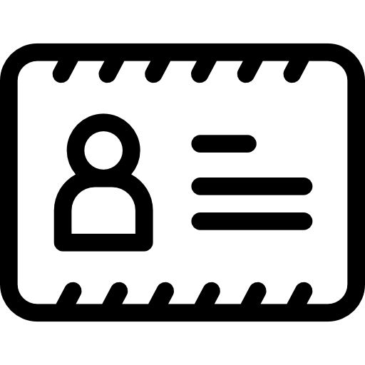운전 면허증 Special Lineal icon