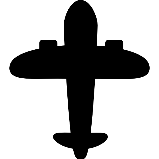 avión vintage  icono