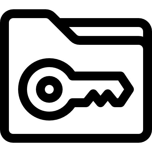 폴더 Basic Rounded Lineal icon