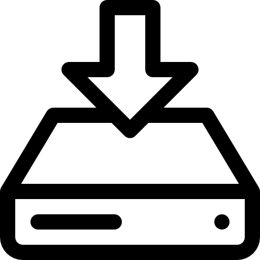 disque dur Basic Rounded Lineal Icône