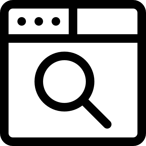 브라우저 Basic Rounded Lineal icon