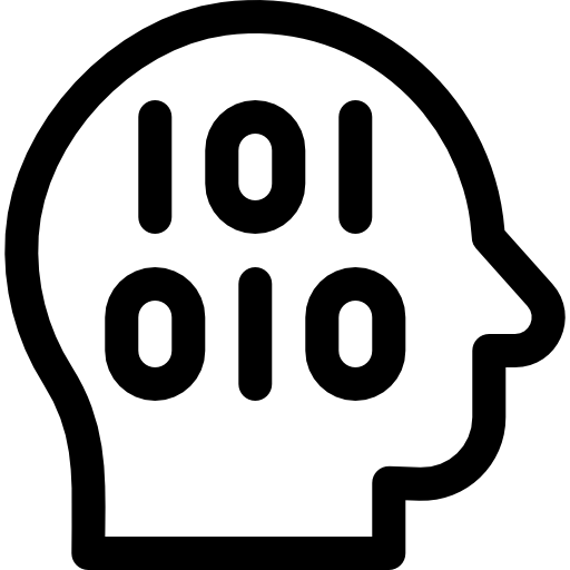 바이너리 Basic Rounded Lineal icon