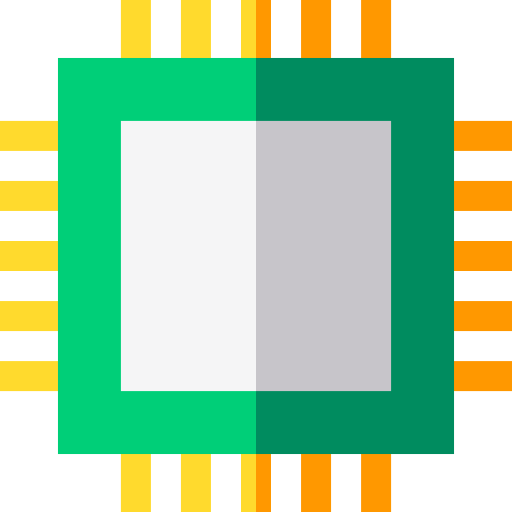 processore Basic Straight Flat icona
