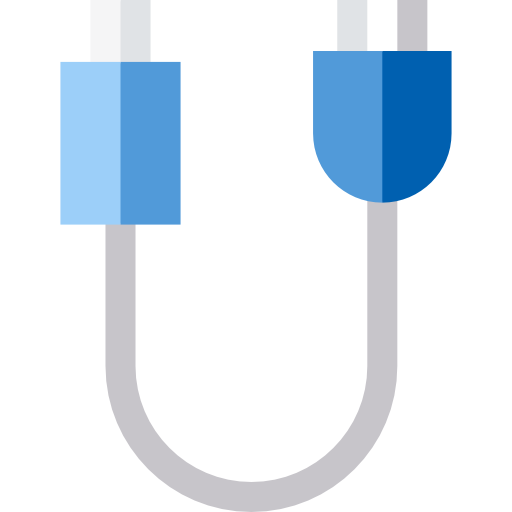 Plug Basic Straight Flat icon
