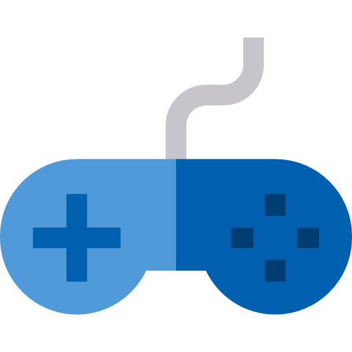 joystick Basic Straight Flat icon