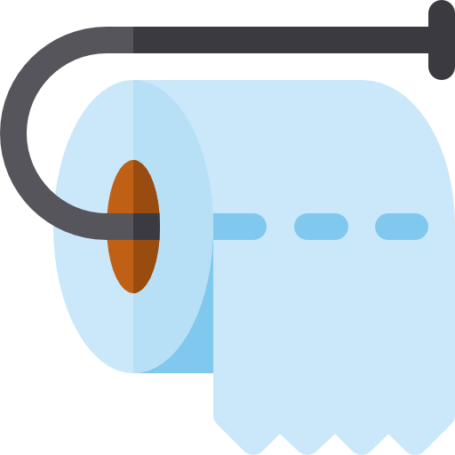 papel higiénico Basic Rounded Flat icono