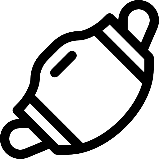 치과 마스크 Basic Rounded Lineal icon