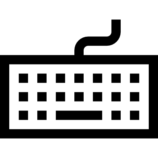 キーボード Basic Straight Lineal icon