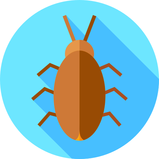 kakkerlak Flat Circular Flat icoon