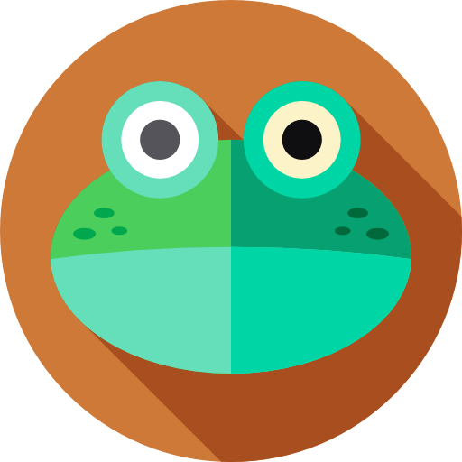 蛙 Flat Circular Flat icon