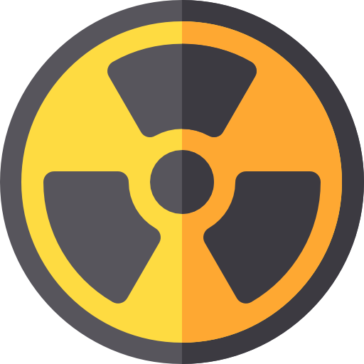 Nuclear Basic Rounded Flat icon