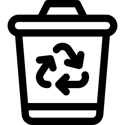 リサイクルビン Basic Rounded Lineal icon